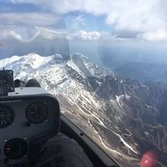 Flugwegposition um 13:05:59: Aufgenommen in der Nähe von Kobarid, Slowenien in 2371 Meter